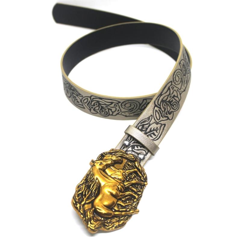 Girls Punk Waist Belt for Banquet Idol Costume Embossed Belt Waist Body Jewelry for Party/Club for Jeans Pants