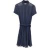 POLO RALPH LAUREN 211591110001 Navy Dot Silk 100% Short Sleeve Dress dress 2 NavyUsed