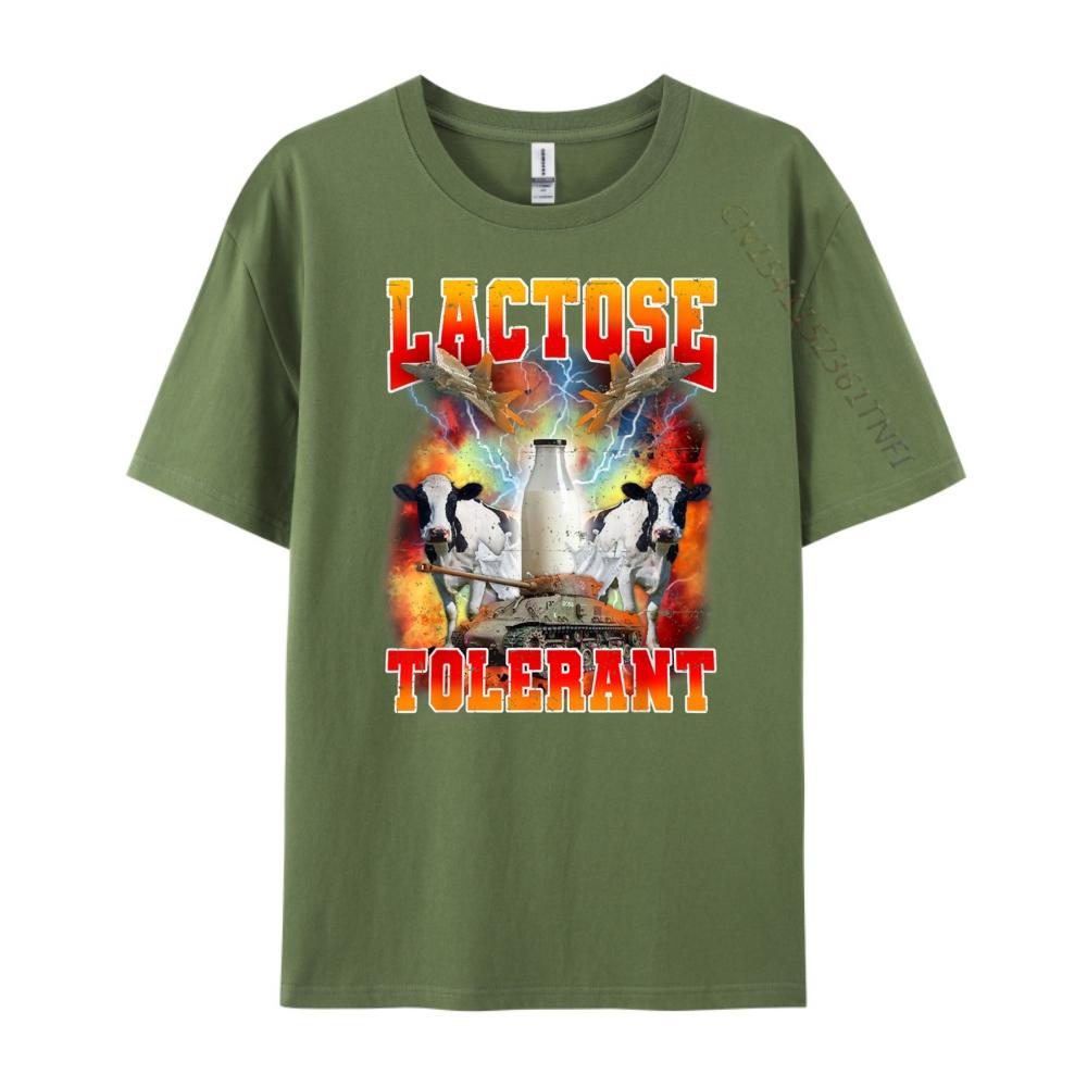 Lactose Tolerant Funny Sarcasm Meme Funny Lactose Tolerant Graphic Tee Shirt Youth Tee Shirt Men Tee Shirt