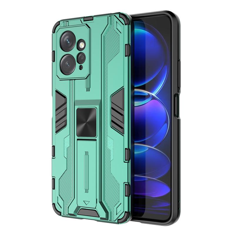 Funda For Xiaomi Redmi Note 12 4G Case Magnetic Stand Holder Back Cover for Redmy Not 12 Note12 4G Shockproof Armor Phone Cases