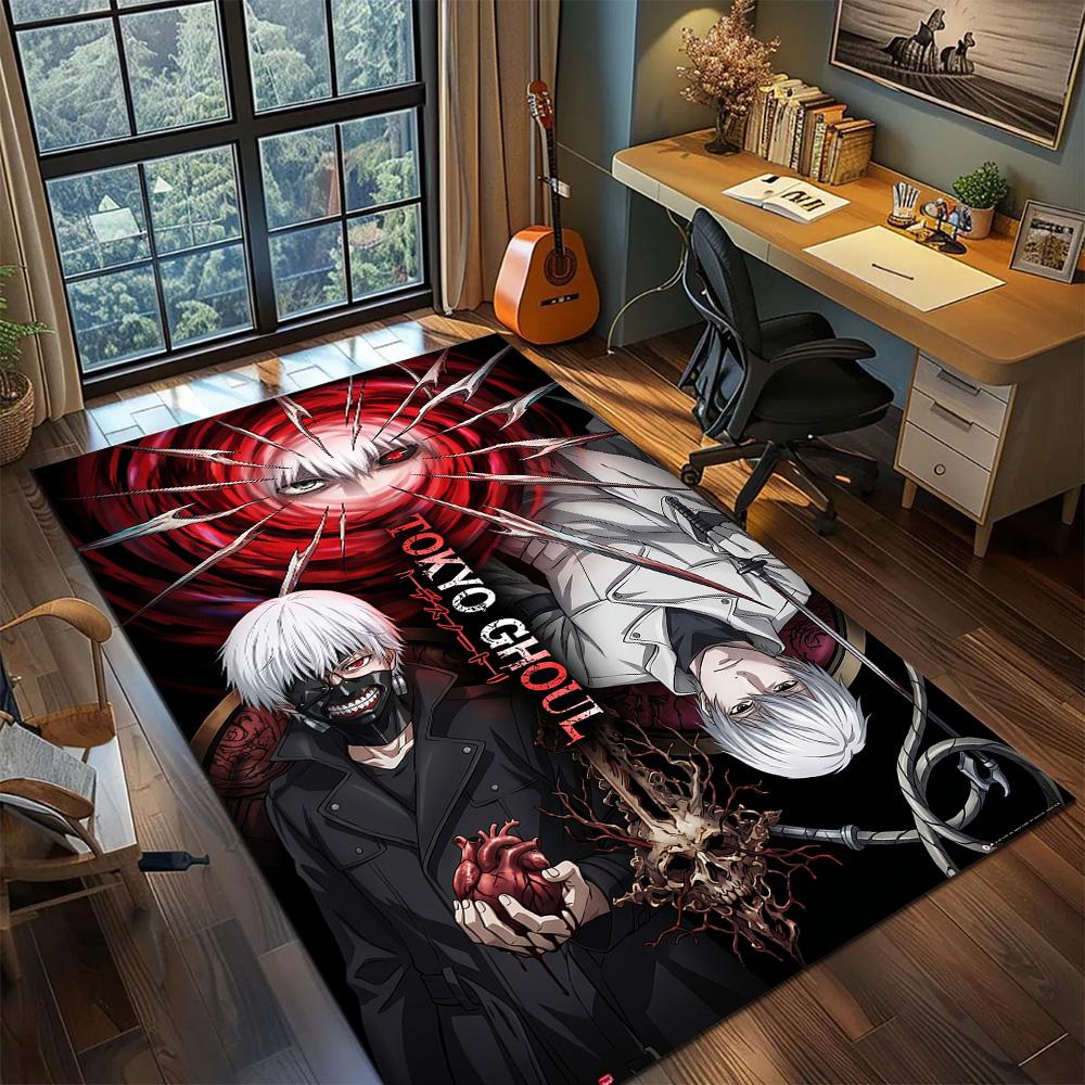 Tokyo Ghoul Carpet Floor Mat Washable Large Area Non Slip Gamer Bedroom Home Room Decor YUN6512