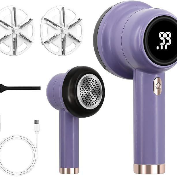 Multifunktionaler digitaler Fusselentferner mit Pompon-Trimmer & Heimanzeige