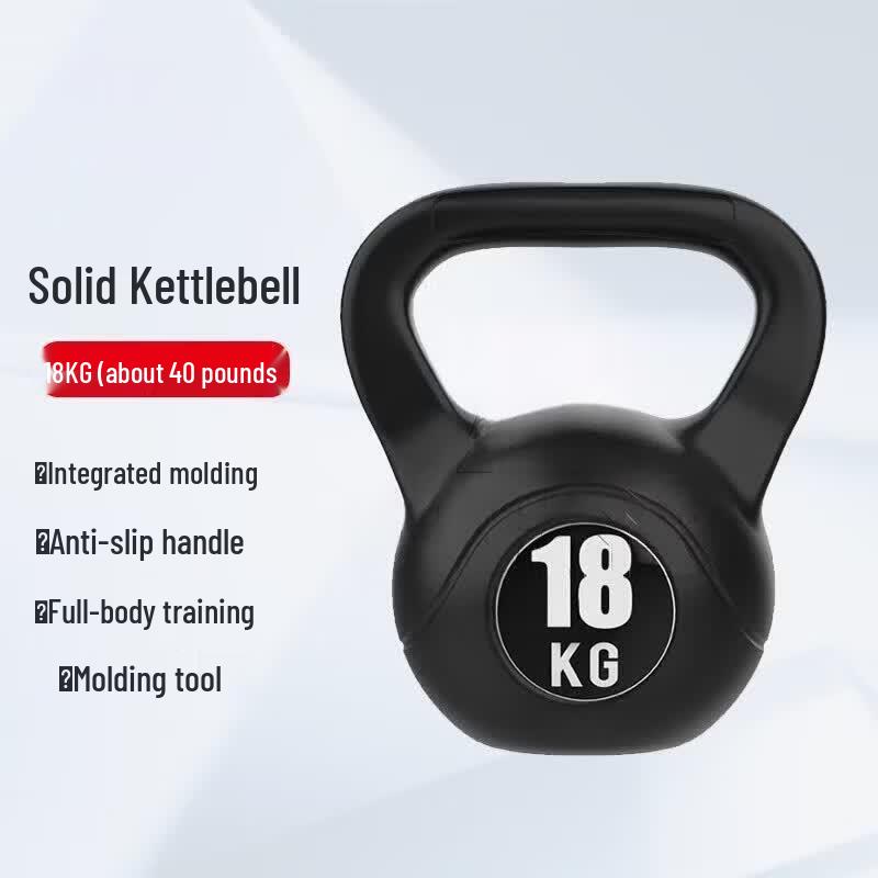 Solid Cast Iron Kettlebell for Home Fitness