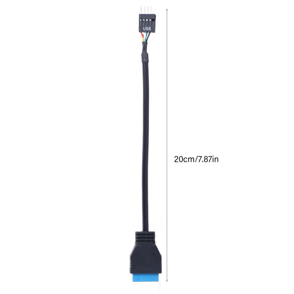 20pinový na 9pinový USB 3.0 na 2.0 konverzní kabel Kabel k základní desce 20pinový na 9pinový USB2.0 samec kabel základní desky