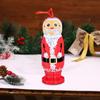 Funny Santa Claus Pendant Christmas Decoration Creative Design Stretchable Naughty Santa Ornament for Party Holiday Xmas