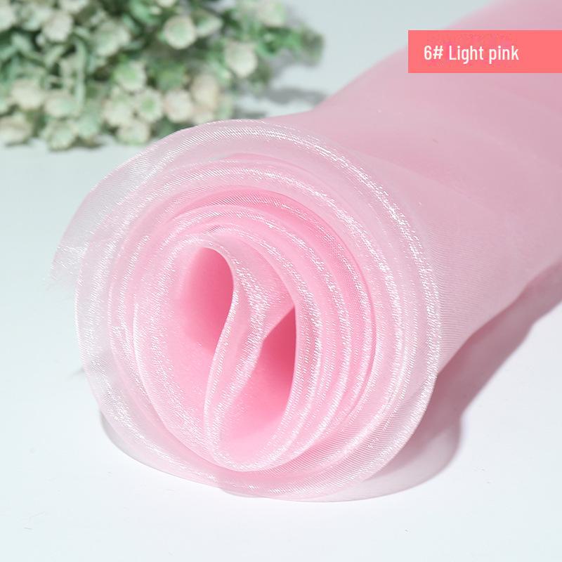 Verschlüsselter Glitzer-Organza Transparentstoff für Babykleider und Hochzeitsdekoration