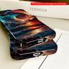 2DFlat Cosmic Wave Moon Sunset Ocean All inclusive film hard iPhone case, compatible with iPhone 18 Pro Max 17 16 15 14 13 12 11