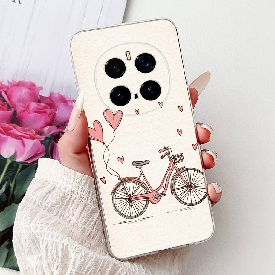 For Honor Magic 7 Pro Phone Case Magic7 Magic 6 Lite 5 Lite Back Cover Girly Fashion Flower Butterfly Paintong Soft TPU Bumper