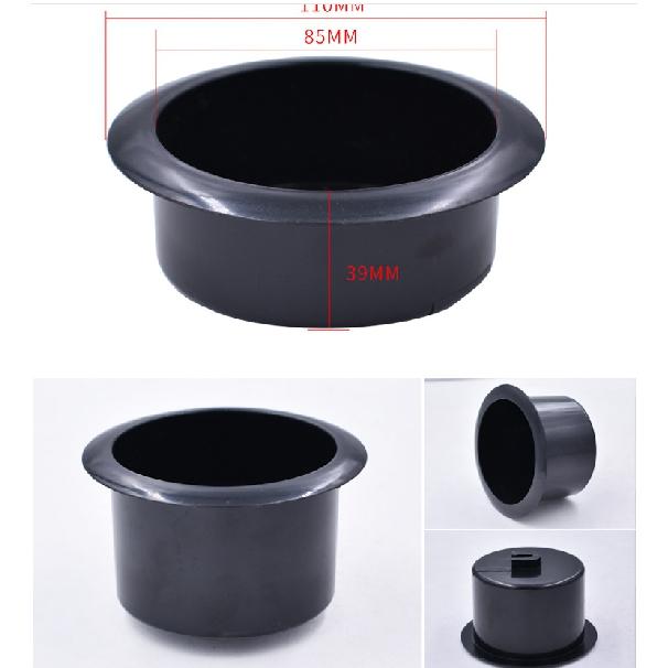 2PCS ABS plastový černý multifunkční držák na poháry do interiéru auta pro Sofa Boat RV Couch Car