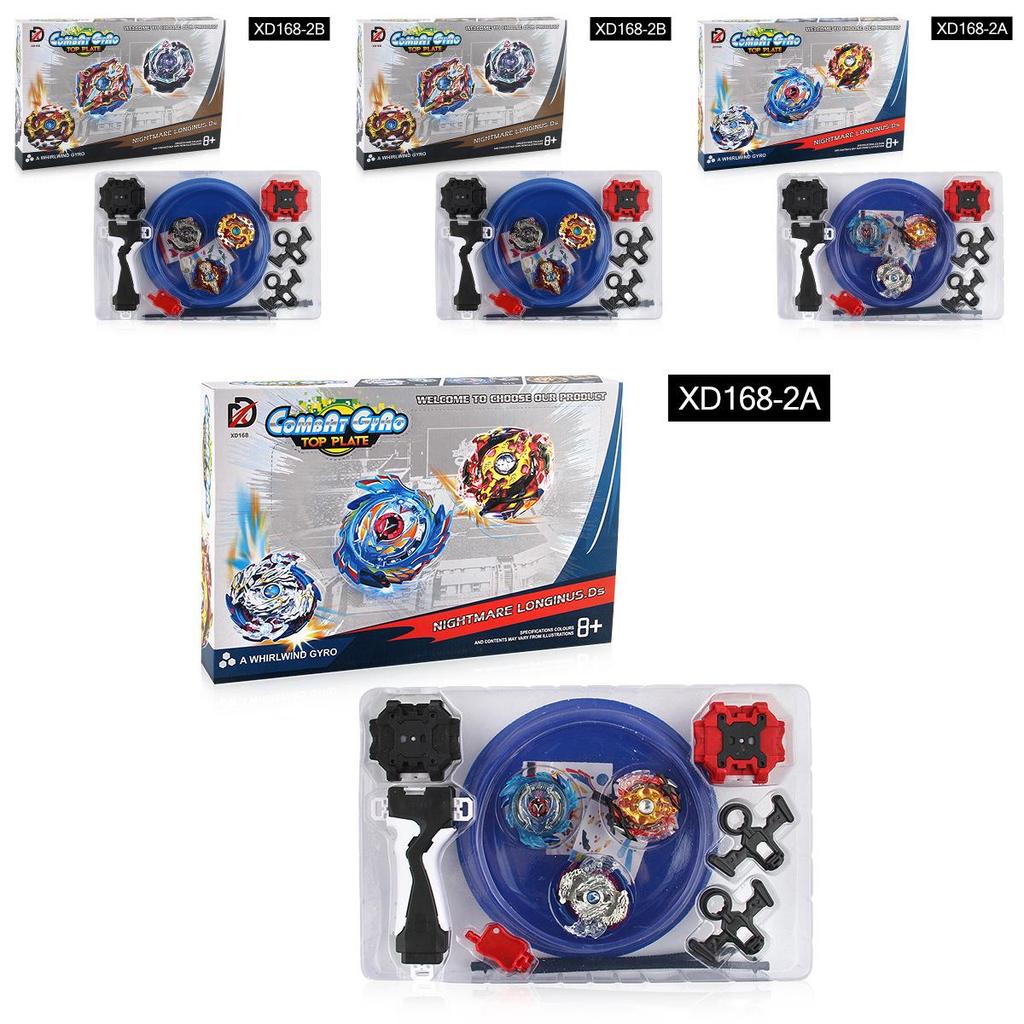 Xd168-2 Explosive Generation Beyblade Toy Set With Three Versatile Battle Tops