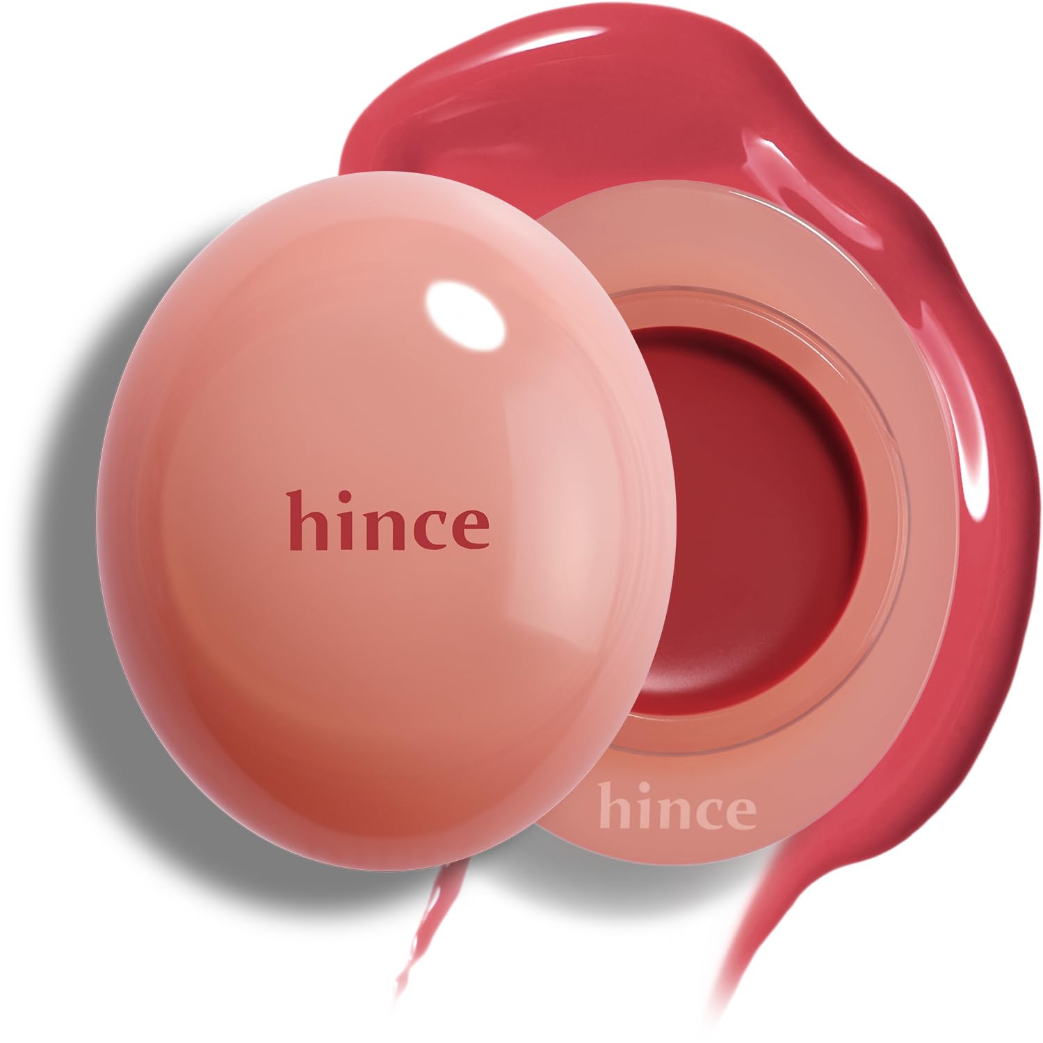 

HINCE Raw Glow Dewy Ball getönter Lippenbalsam, Jelly Gloss Glow, Glanz und Hydration, Lip & Blush Multiuse, vegan, 3,4 g (13 Farben) (Feigenregen)
