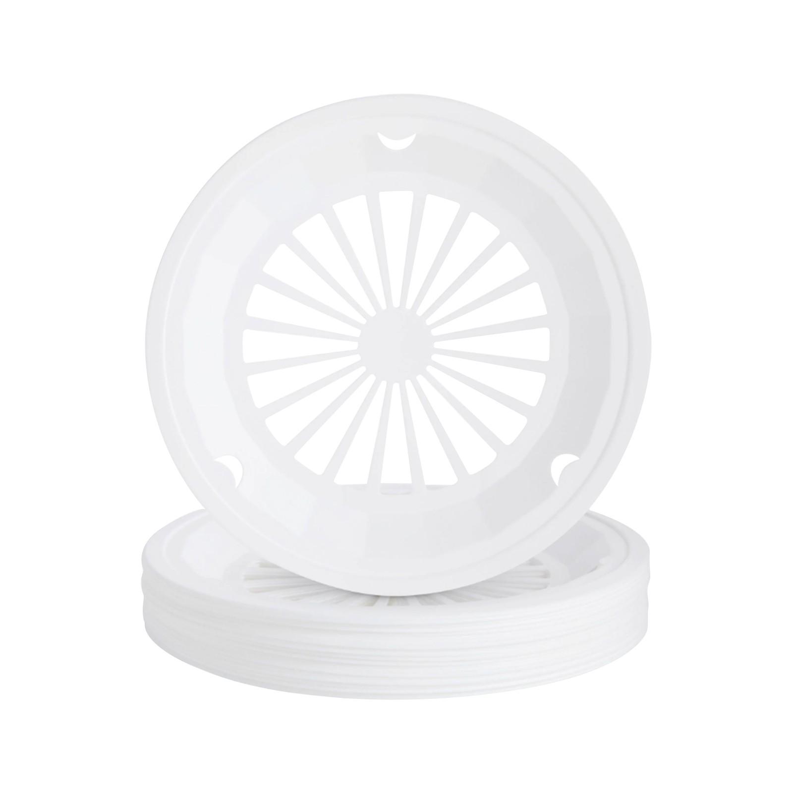 

Набор из 20 многоразовых пластиковых держателей для бумажных тарелок, в которые можно положить 9-дюймовые тарелки