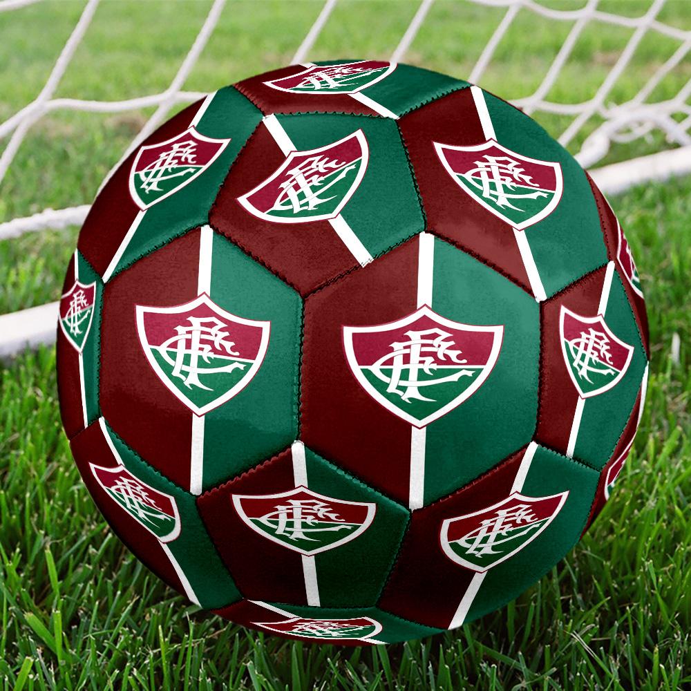 Flumi-nense Football Crest Printed Size 5 Soccer Balls, High-Quality, Anti-Slip, Protective Football, A Unique Gift , Birthdays, Christmas Gifts