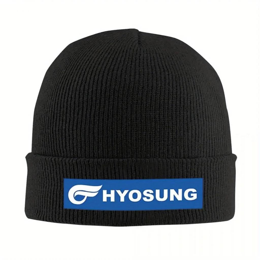 Hyosung Motorcycle Warm Knitted Cap Fashion Bonnet Hat Autumn Winter Outdoor Beanies Hats for Unisex Adult