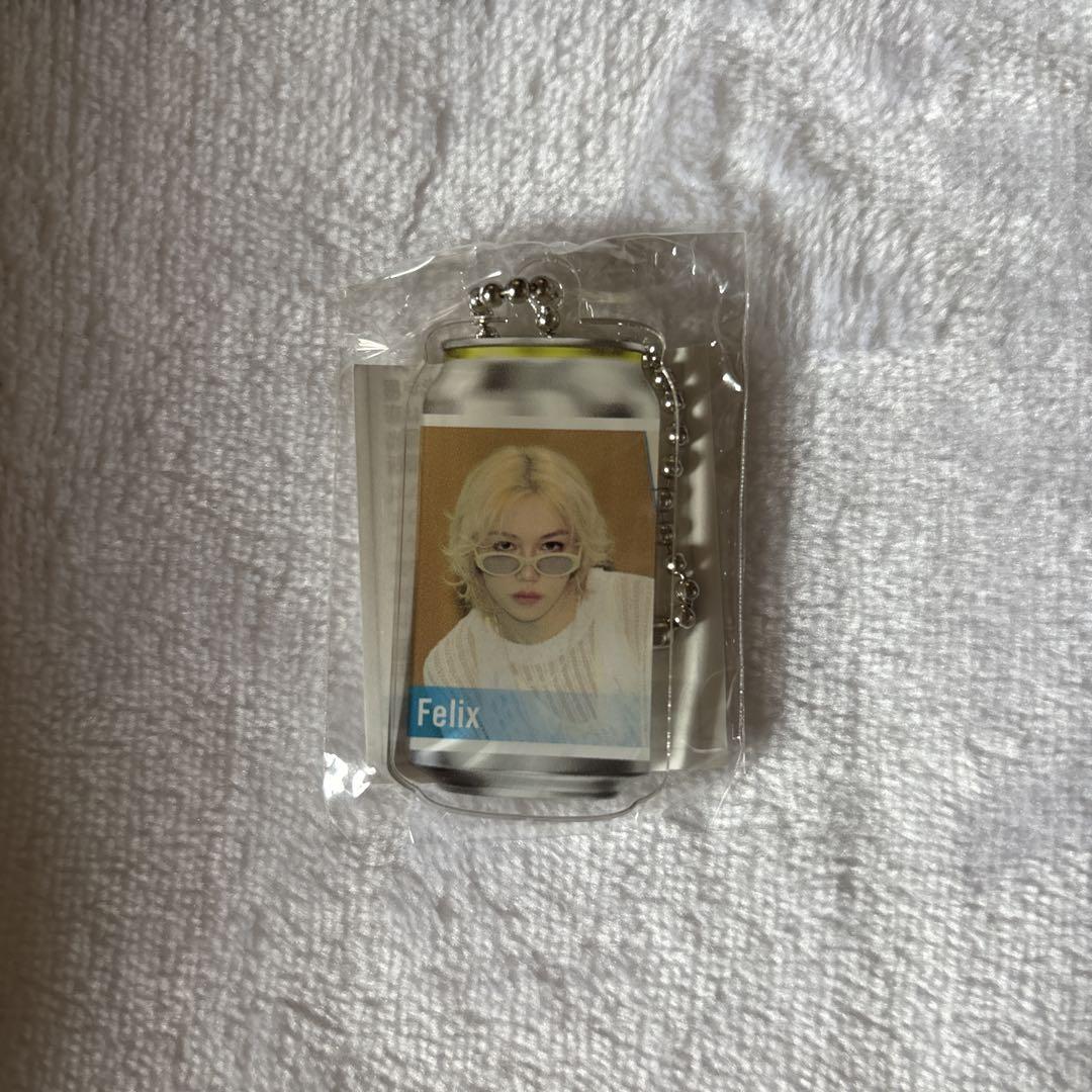 

[USED] Stray Kids Felix Suntory Label Can Acrylic Keychain