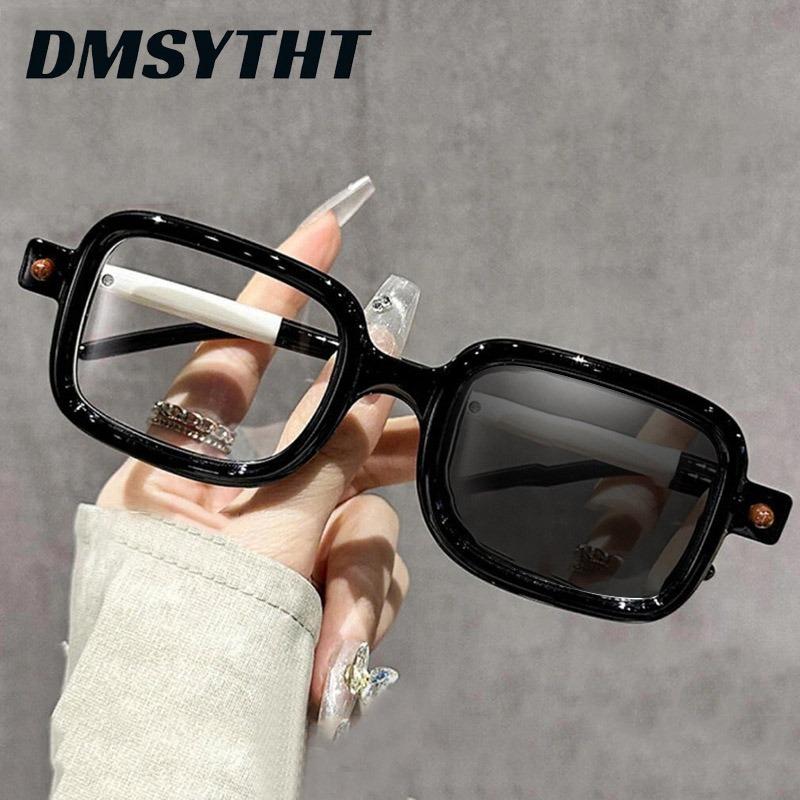 

Rough Square Frame Photochromic Reading Glasses for Men Women Blue Light Blocking UV Protection Presbyopia Glasses 0 To +4.0 + 400 degrees чорний білий колір