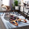 1pc Hedgehog Sledding Chair Mat - Anime Cartoon Design, Winter Wonderland Decor, Non-Slip Office Rug for Home and Workplace.C057