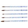 5 stücke Nagel Malerei Zeichnung Pinsel Hause Salon Tragbare DIY Nylon Haar Nail art Pinsel Set