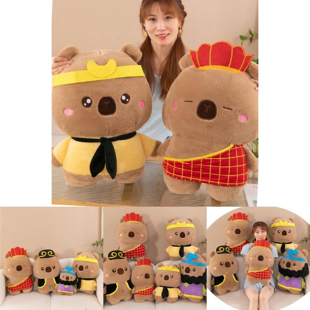 Adorable Plush Capybara Pillow Soft Stuffed Animal Toy For Cozy Bedtime Snuggles