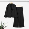 ZANZEA Women Long Sleeve Blazer and Pants Casual Two Piece Suit Sets