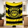 Borussia Dortmund Print Blanket - Soft & Comfortable, for Bedroom, Travel, Sofa, Home Decoration - Birthday Christmas Gift for Friend