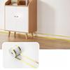 1PC 5mx10cm Self Adhesive Skirting Board Thickening Flexible Foam Wall Stickers Waistline Tape with Aluminum Foil Bottom