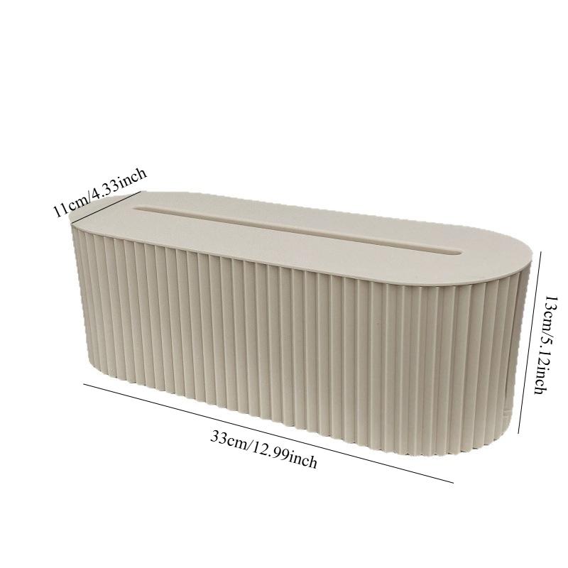 Large Capacity Wire Management Box Dustproof Desktop Organizer for Power Strips Chargers Cables Data Line Storage Case
