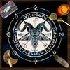 Mantel de Tarot Adivinaciones Rúnicas Cubremesa Oráculos de Astrología Tapete para Juego de Mesa Forma Cuadrada Péndulo Mantel de Altar