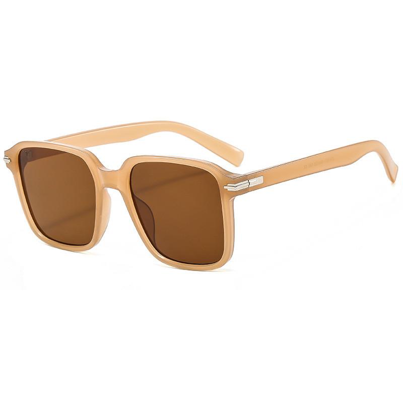 Retro Square Sunglasses Uv400 Protection For Outdoor Activities And Fashion Enthusiasts