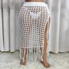 Women Sunscreen Shawl Beach Bikini Swimwear Wrap Coverup Skirt Swimsuit L-3XL