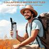 Collapsible Water Bottle Leakproof Seal Travel Water Bottle BPA Free Straw Bottle  Cycling