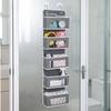 5-Shelf Hanging Door Organizer with 5 Large Pockets-Space-Saving Storage for Bedroom,Bathroom&Pantry,Anti-Tilt Design,Durable