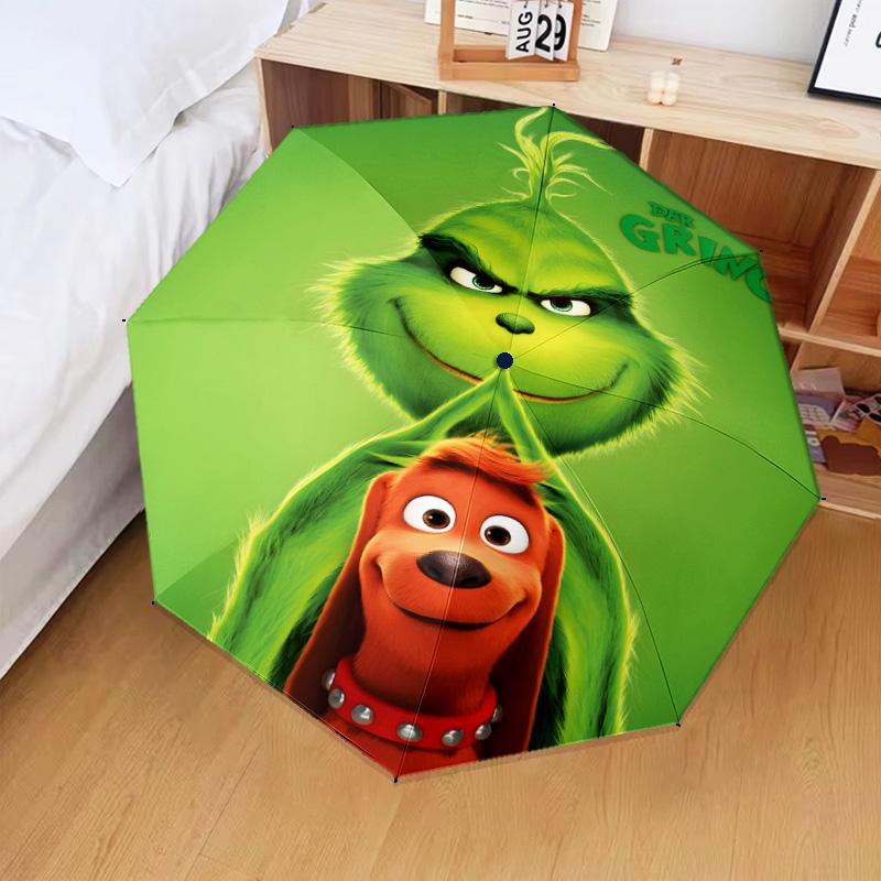 Christmas Comfort Umbrella Folding umbrella, automatic umbrella 8-Frame for Travel, camping Use Gift for Halloween Christmas