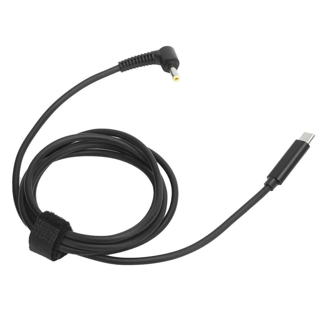 DC4.0 X 1.7mm 3A TYPEC Male Fast Charging Cable Portable 150cm Length for Laptop Power Supply