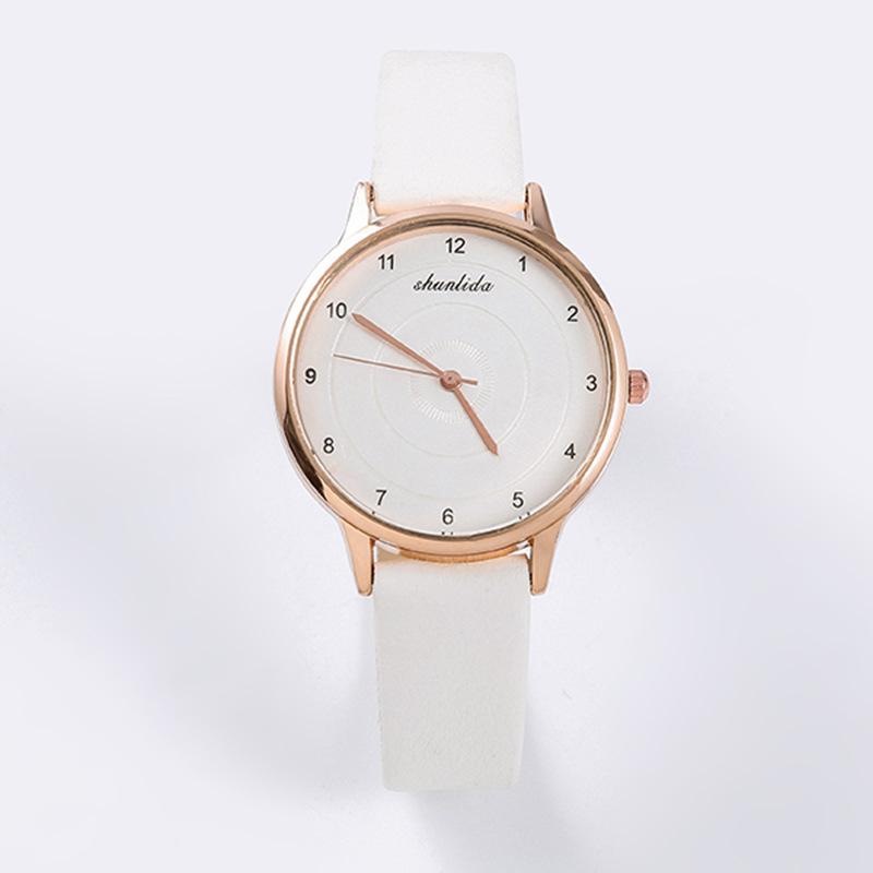 Wind Belt Fashion Ladies Watch Student Versatile Fashion Quartz Watch Women Watch белый