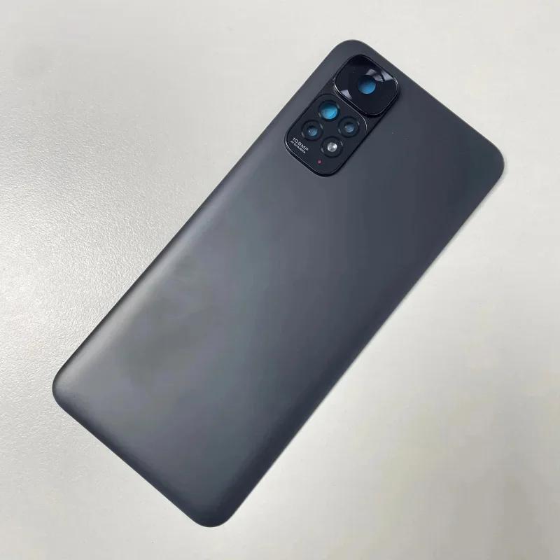 Battery Back Cover For Redmi Note 11S 2201117 SG,. 2201117 SI Rear Housing  Panel Case Camera Lens Replacement Repair Parts