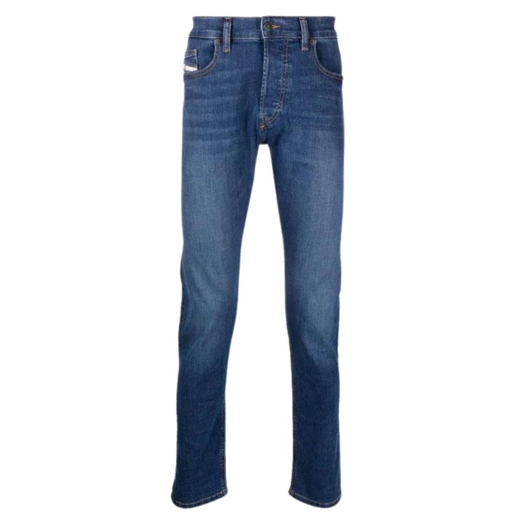 Diesel Mens D-Luster Washed Plain Jeans
