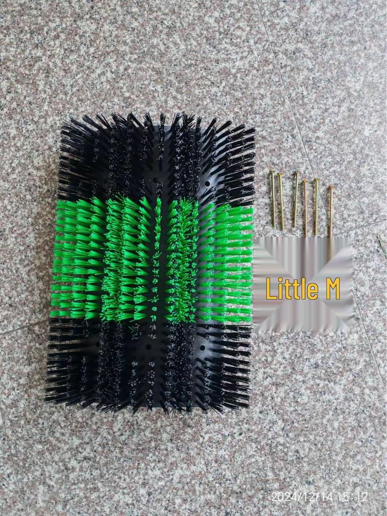 Bardzo Duża Składana Szczotka do Ciała Krowy – Trójsekcyjna Rolka do Masażu i Drapania do Czyszczenia Zwierząt Gospodarskich