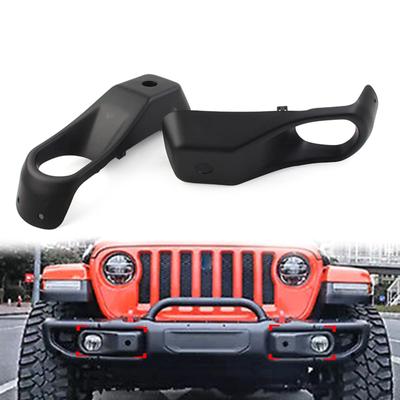 Vehicle Front Bumper Fog Light Lamp Frame Cover Foglight Foglamp Trim Cap Hood Lid Bezels Left Right Car Accessories 2x