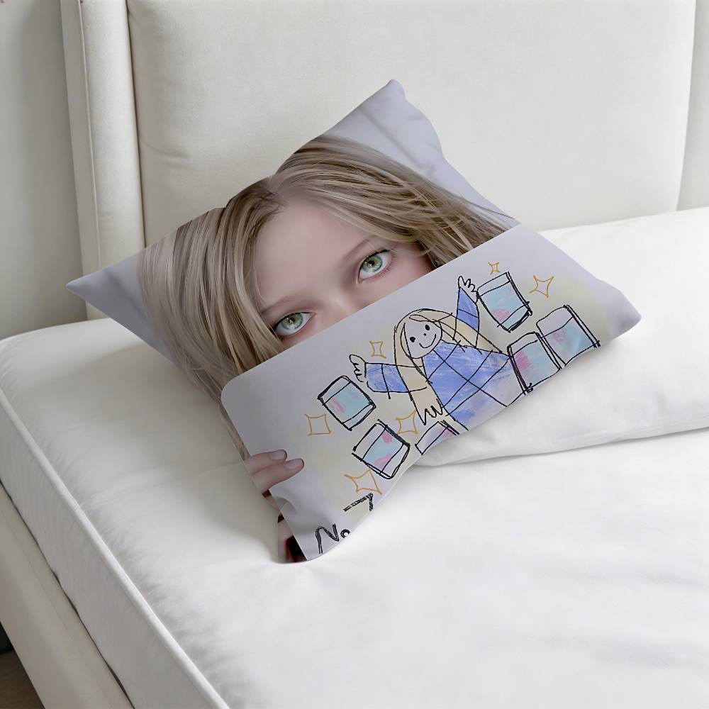 Hot PPRAGMATA Game Decorative Square Pillow Cover Modern Cushion Case for Living Room Bedroom