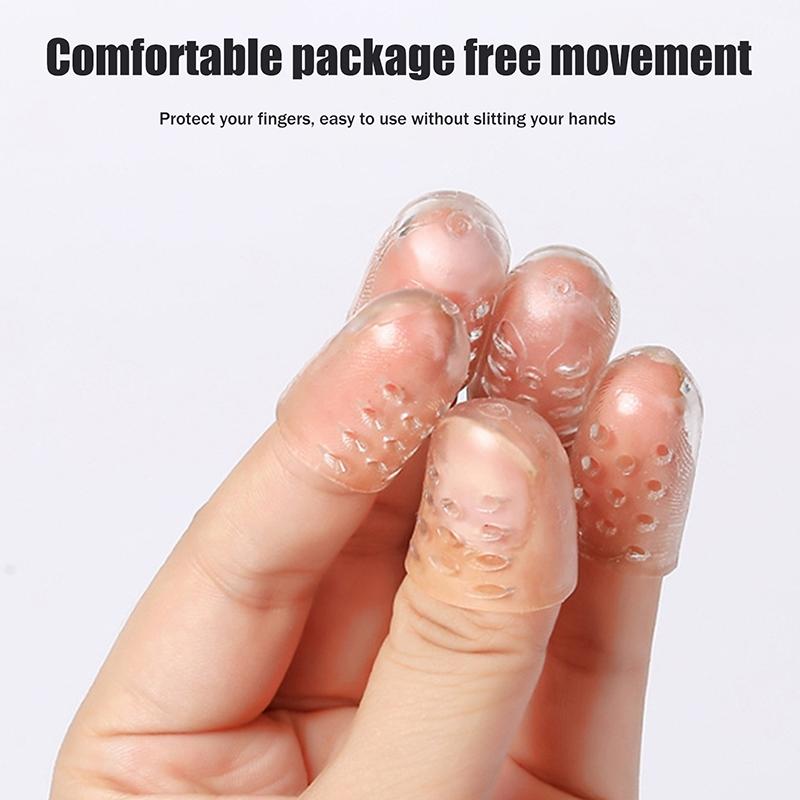 2-100Pcs Silicone Anti-Friction Toe Protector Gel Breathable Toe Caps Covers Foot Care Fingertip Elasticity Prevents Blisters