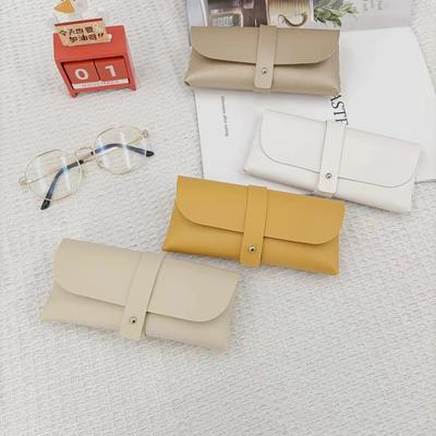 תיק משקפיים נשים עור רך תיק משקפיים אופנה נייד משקפי שמש תיבת תיק אביזרי משקפיים מארז משקפי שמש תיבת