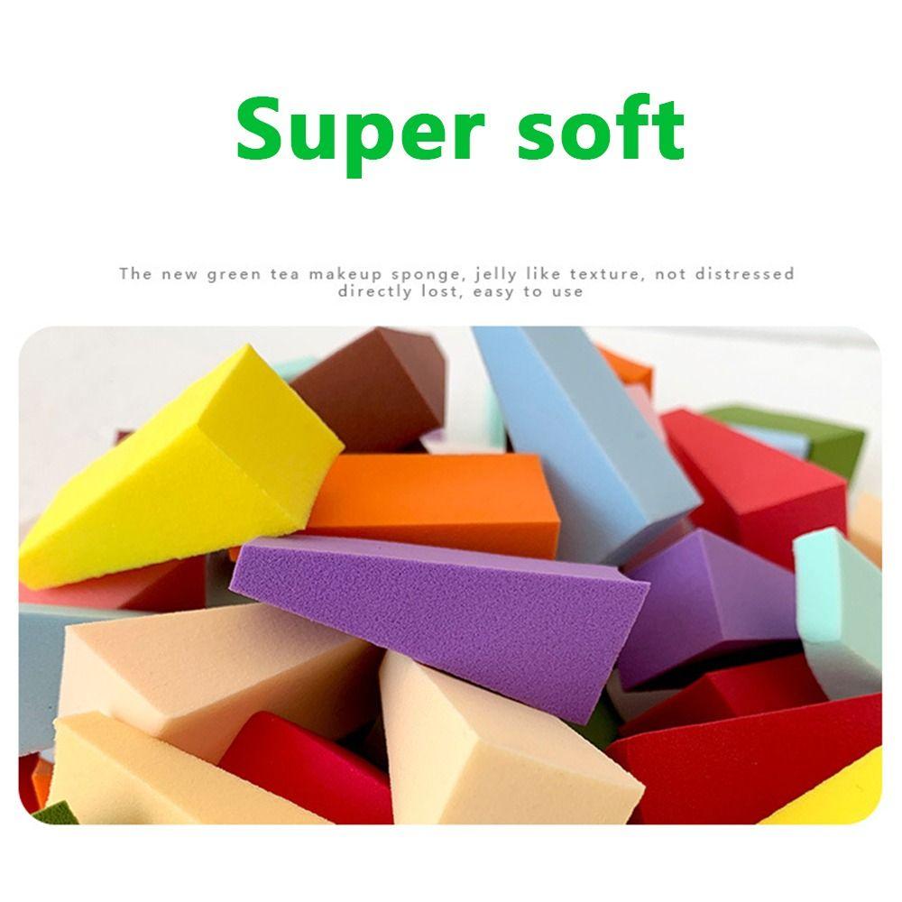 50Pcs Foundation Sponge Face Powder Puff Super Soft Cosmetic Puff Triangle Makeup Sponge Face Care