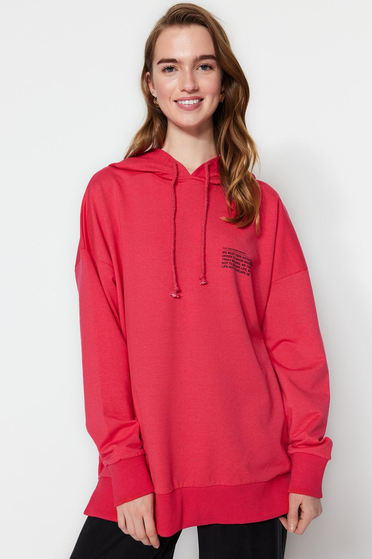 

Толстовка - Розовый - Oversize