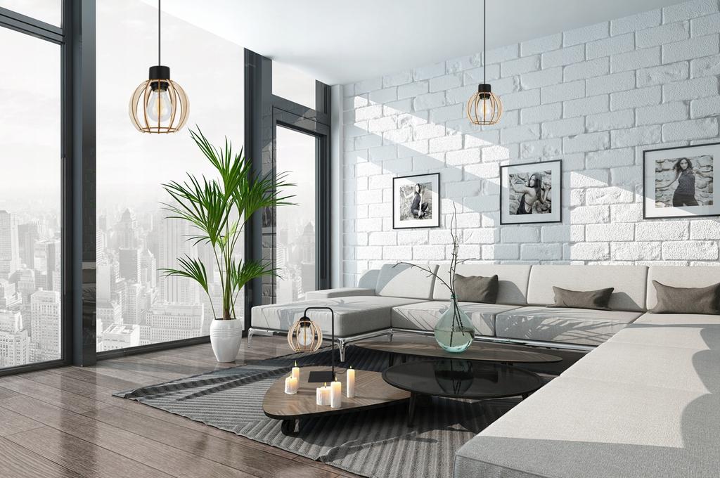 NIGHT TABLE LAMP, WOODEN LAMP LAMP, BALL LED