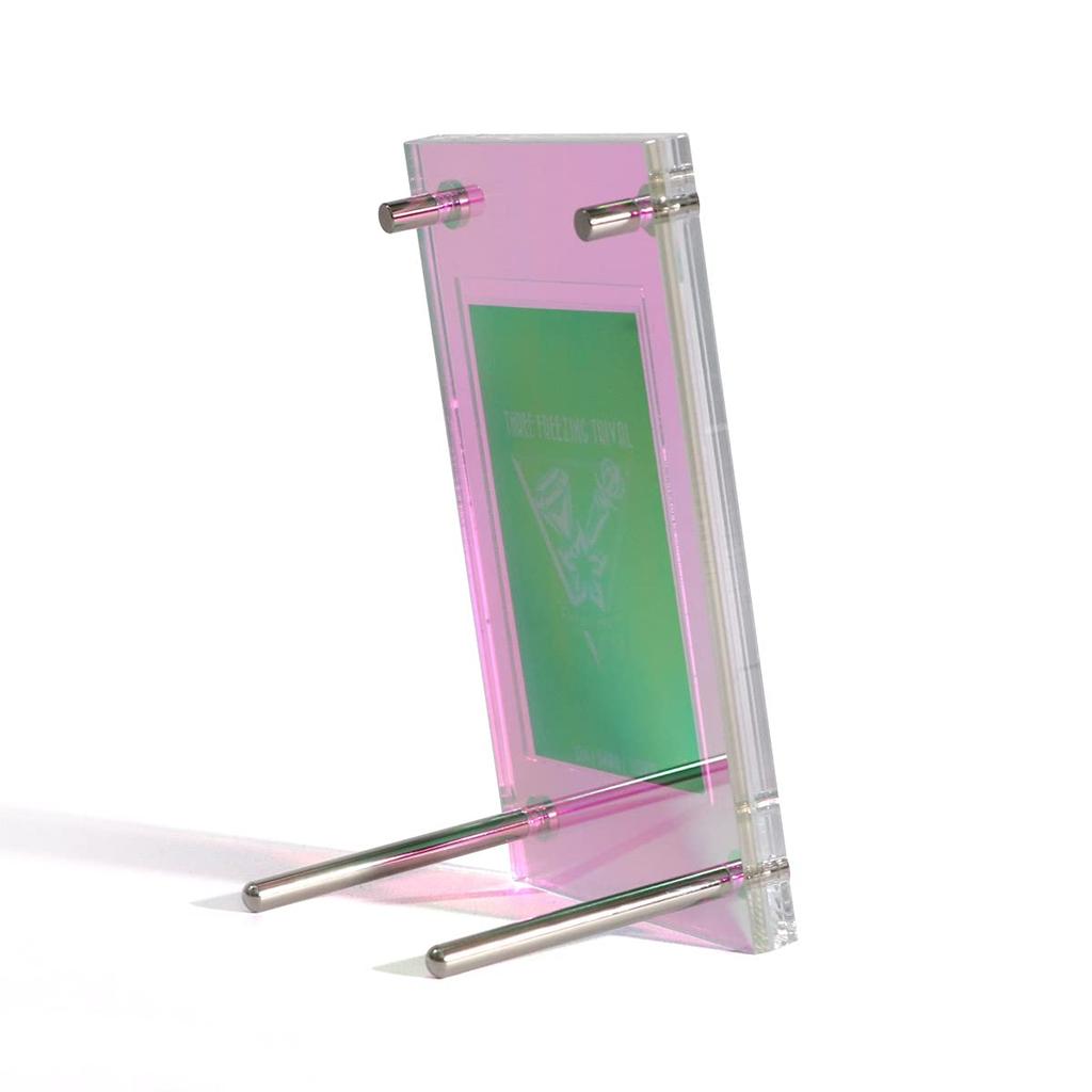 Shield PRO UV Protection Sun Protection Trading Card Display Case with Clear Frame and Groove for and Made In Aurora Screw-Down Storage, Display,