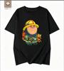Simple Cartoon Firefighter Printed Tshirt Pays Tribute To The Daily Commuting Short Sleeved Reverse Traveler