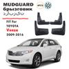 4pcs FOR TOYOTA VENZA 2009 2010 2011 2012 2013 2014 2015 2016 Mudguard Fender Mud Flap Guards Splash Mudflaps Car Accessories
