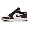 Air Jordan 1 Low SE GS Light Chocolate Kids Sneakers Brown Black Sail DM0589-200