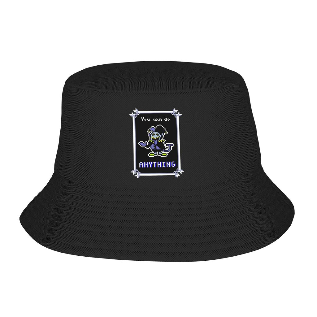 Deltarune Its TV TIME Bucket Hats Spring Picnic Headwear Stuff Tenna Fishing Hat for Women Unisex Boonie Hat Lightweight